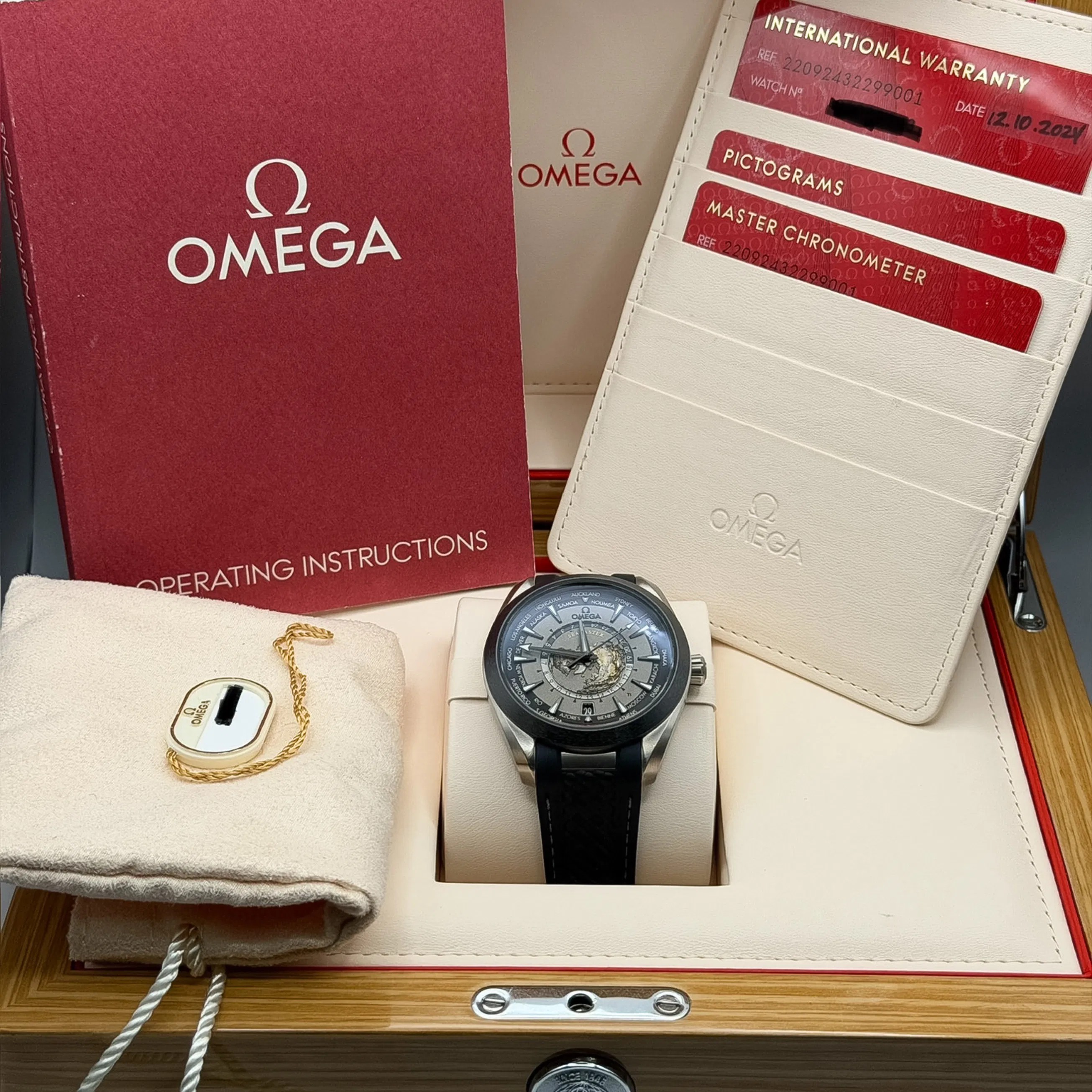 Omega Aqua Terra Worldtimer Titanium